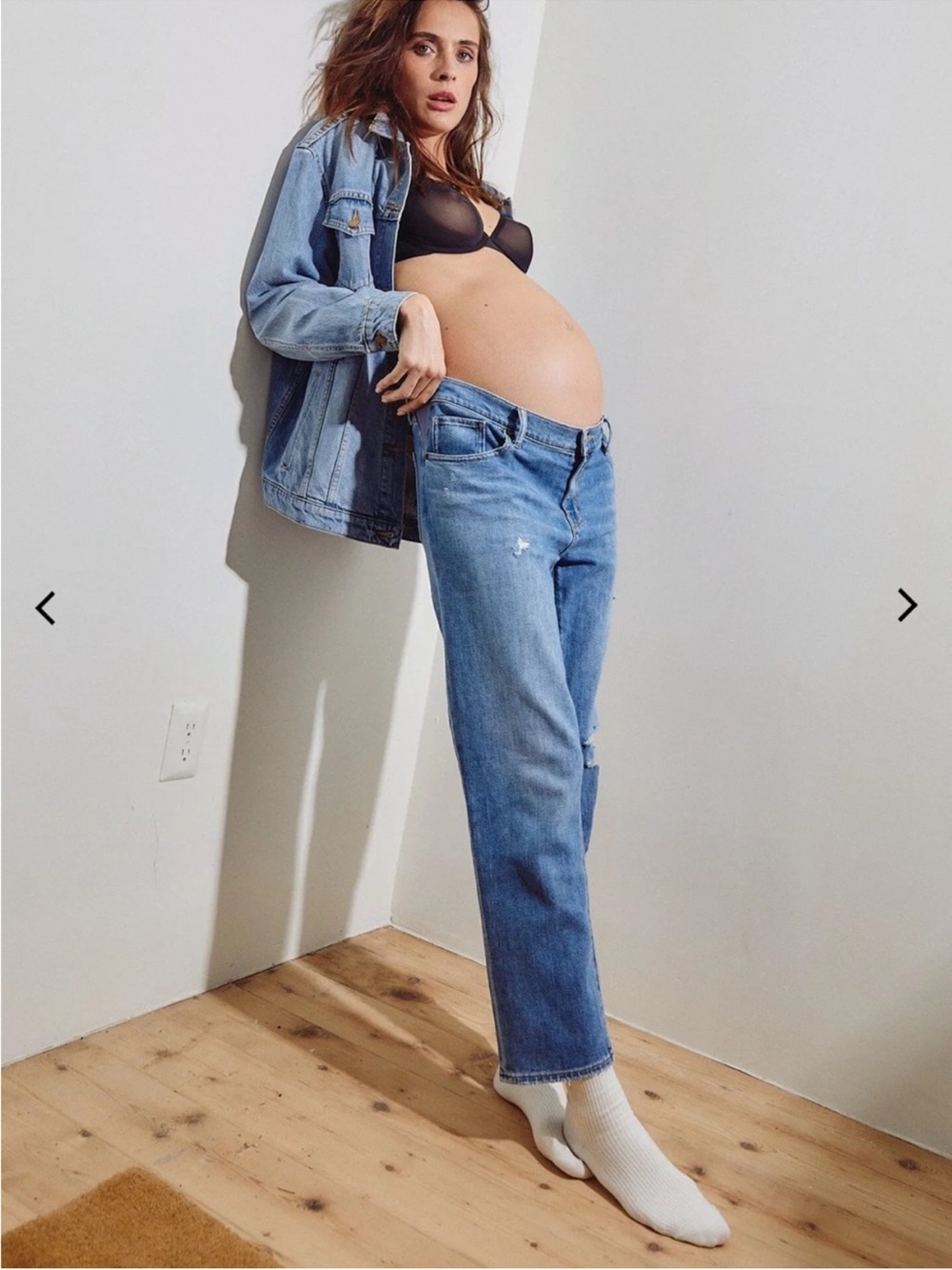 HATCH The Heritage Boyfriend Maternity Jean Size 26